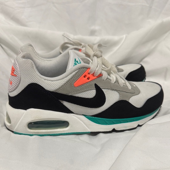 Nike Air Max White and Black with Orange Accents - Picture 5 of 6